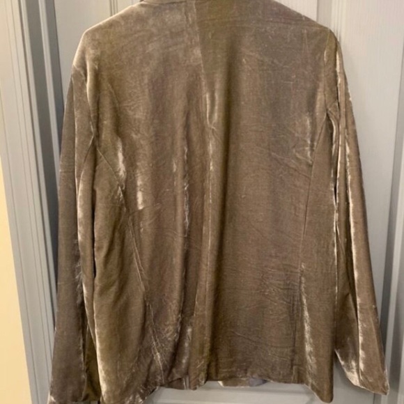 Forever 21 Silver Velvet Jacket - Picture 3 of 3